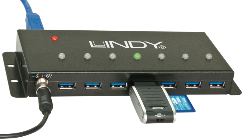 LINDY USB Hub 3.0 7-port