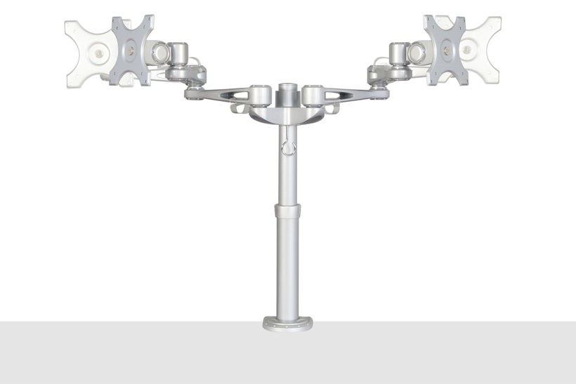 ARTICONA Dual LCD Table Mount Silver