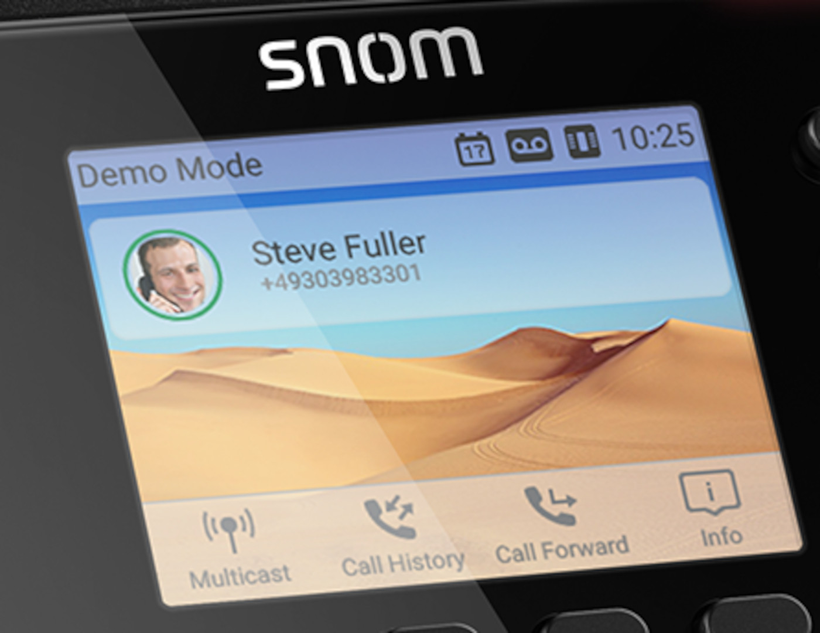 Snom D713 IP Desktop Telefon, czarny