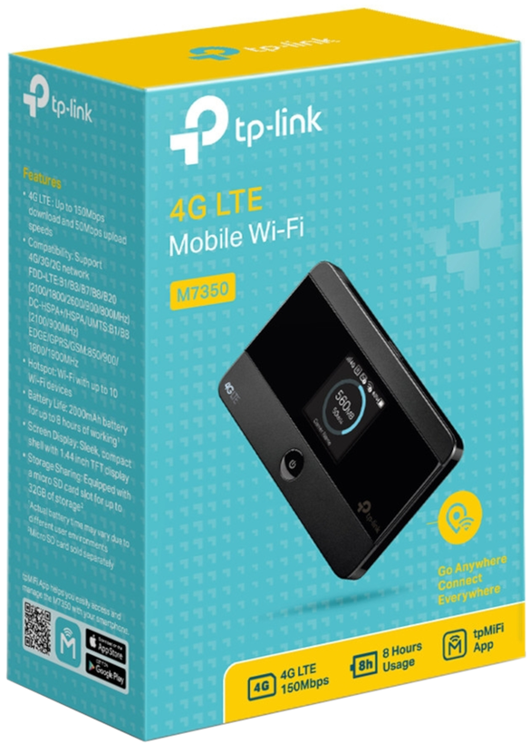Router WLAN 4G/LTE port. TP-LINK M7350