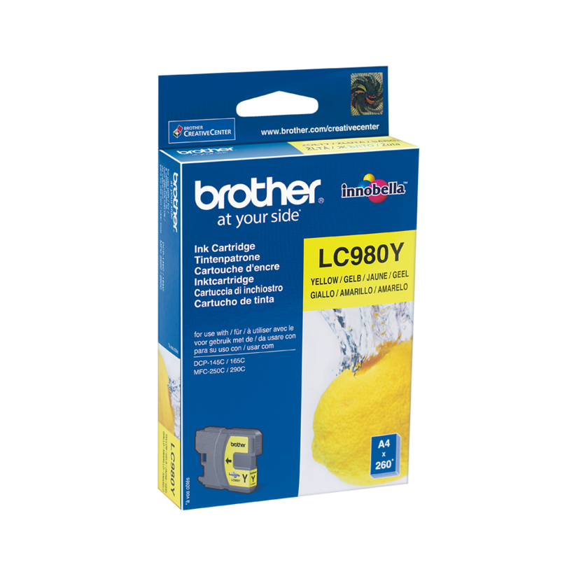 Brother LC-980Y tinta sárga