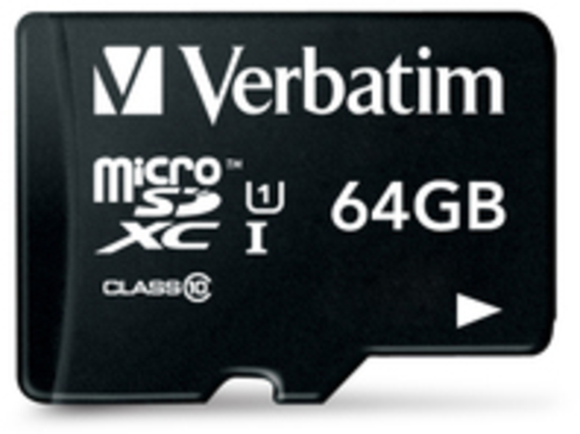 Carte microSDXC 64 Go Verbatim Premium