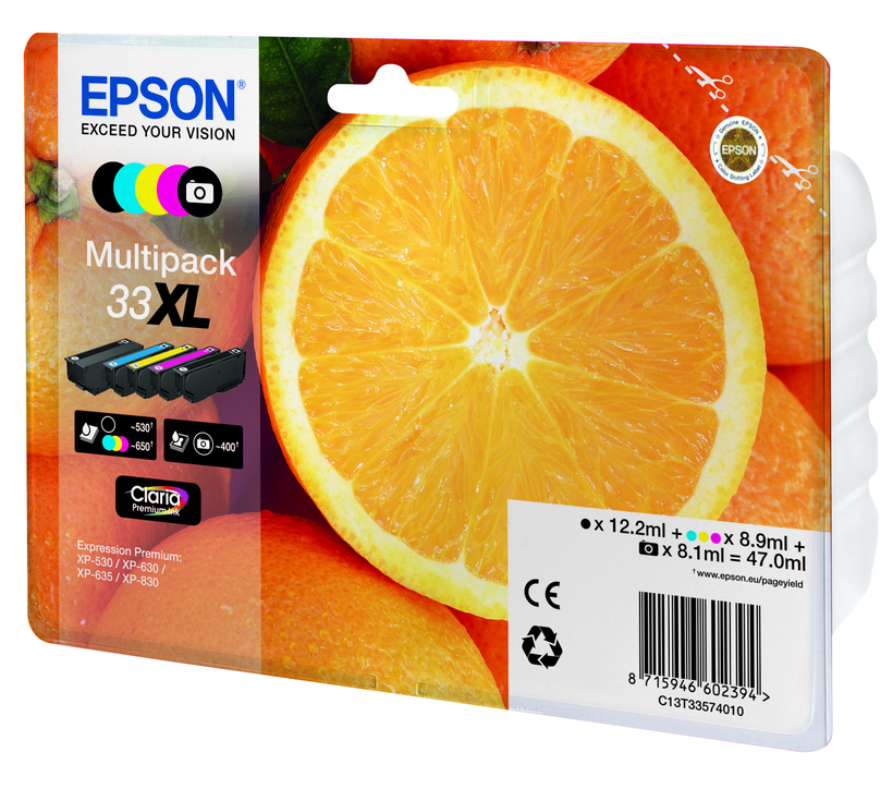 Multipack tinta Epson 33XL Claria