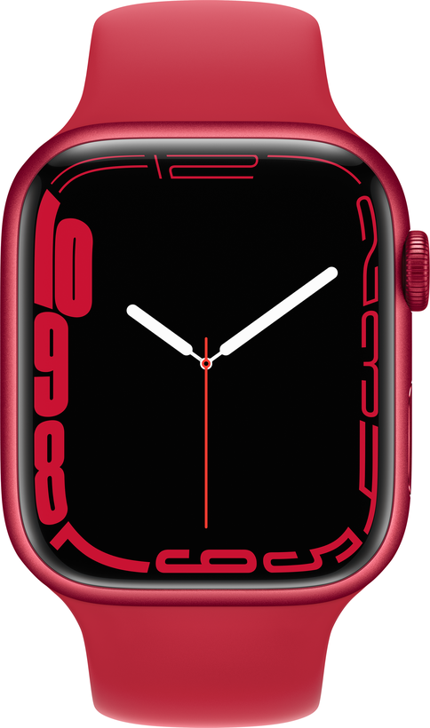 Apple Watch S7 GPS+LTE/4G 45mm alu RED