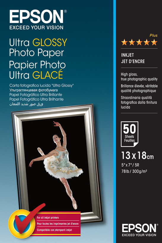 Epson Ultra Glossy 130x180mm Photo Paper