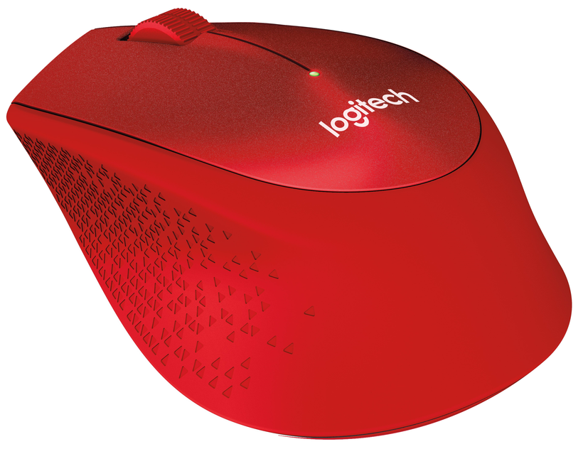 Mouse Logitech M330 Silent Plus rosso