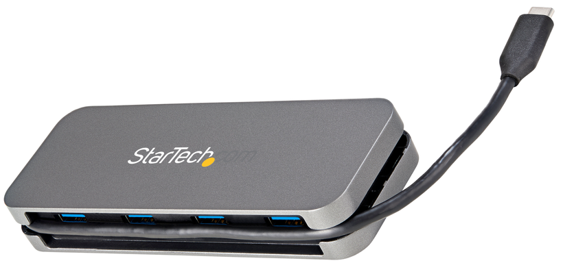 Hub USB 3.0 StarTech 4 portas cinz./pr.
