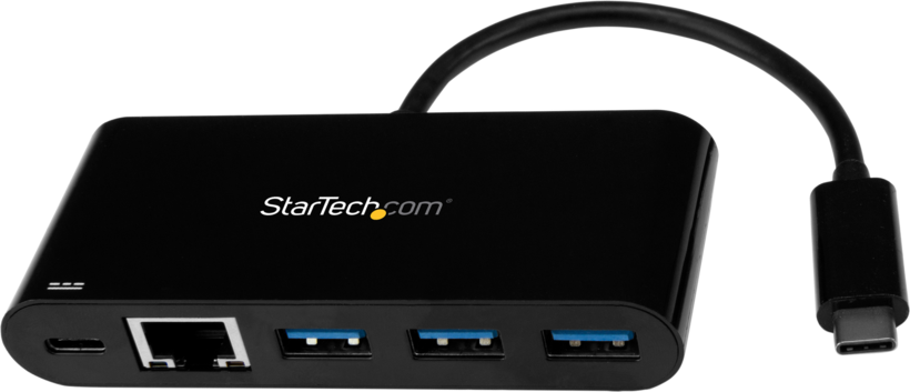 Hub StarTech USB 3.0 3 prts + GbEthernet