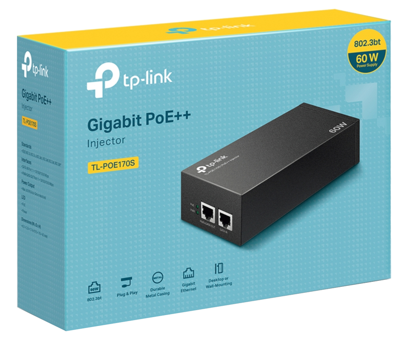 Injector TP-LINK TL-POE170S PoE++