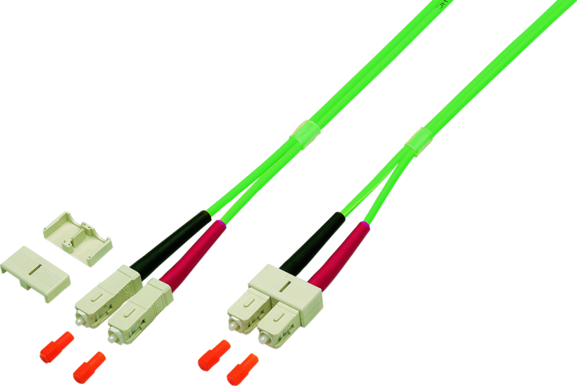 Câble patch FO duplex SC-SC 1 m, 50/125µ