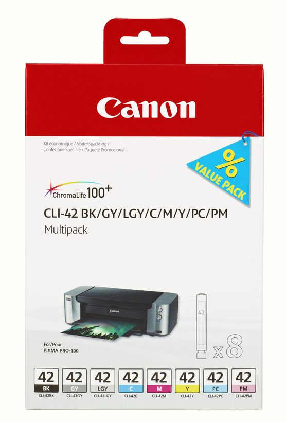 Multipaquete de tinta Canon CLI-42