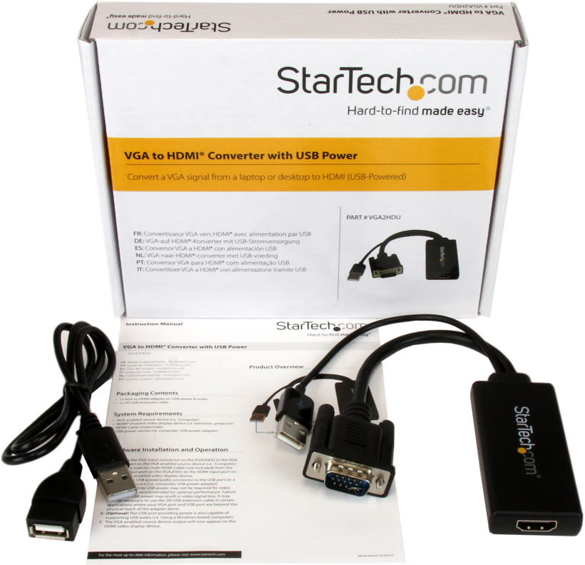 Adaptateur StarTech VGA - HDMI