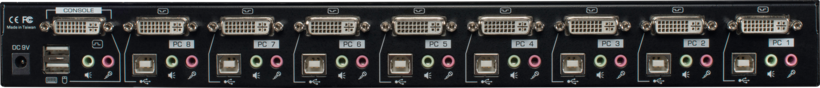 Commutat. KVM Lindy Pro 8Port DVI,USB2.0