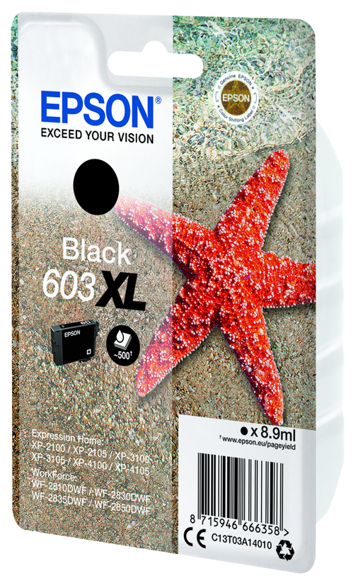 Tinteiro Epson 603 XL preto