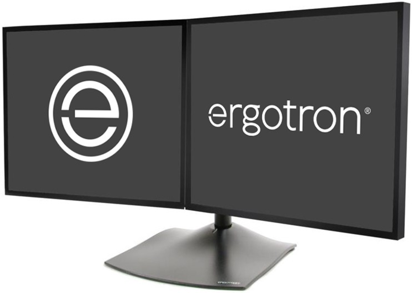 Supporto per due monitor Ergotron DS100