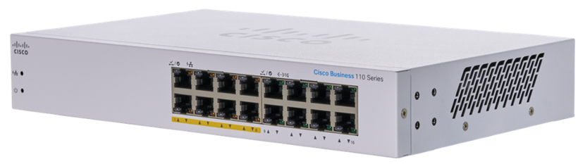 Prepínač Cisco CBS110-16PP