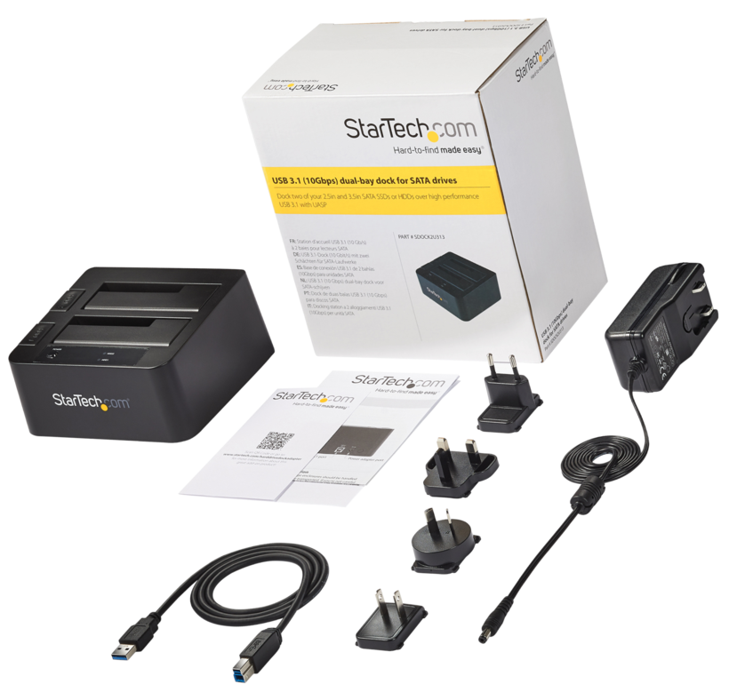 StarTech USB 2 x HDD/SSD Dockingstation