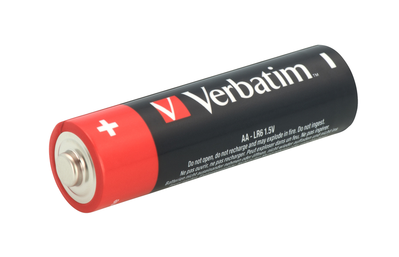 Alkalické baterie Verbatim LR6 24 ks