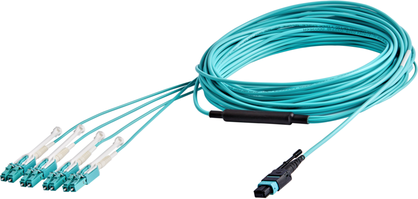Câble patch FO MTP/MPO f. - 8xLC m. 10 m
