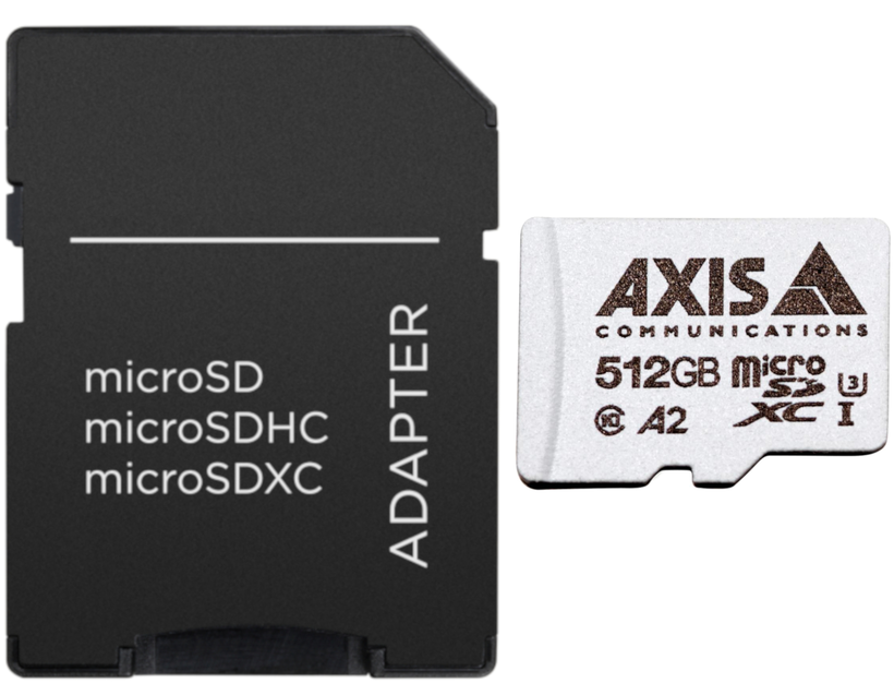 Cartão microSDXC AXIS Surveillance 512GB