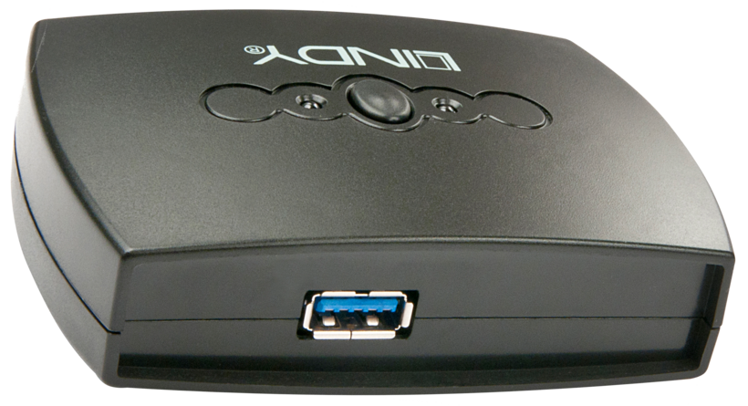 Commutateur USB Lindy 2 PC - 1 USB 3.0