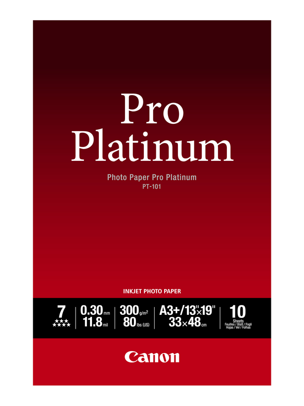 Canon PT-101 Pro Platinum A3+ fotópapír