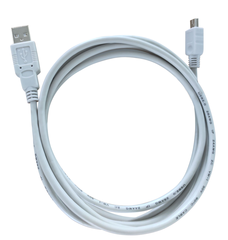 USB-kabel 2.0 st(A)-st(miniB) 1,8m grijs