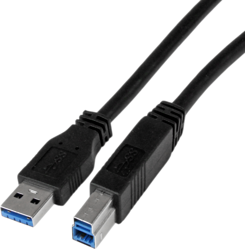 Cabo USB 3.0 m.(A)-m.(B) 2 m preto