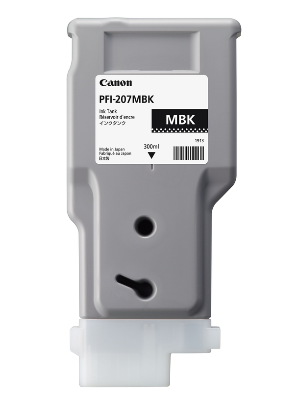 Tinteiro Canon PFI-207MBK preto mate