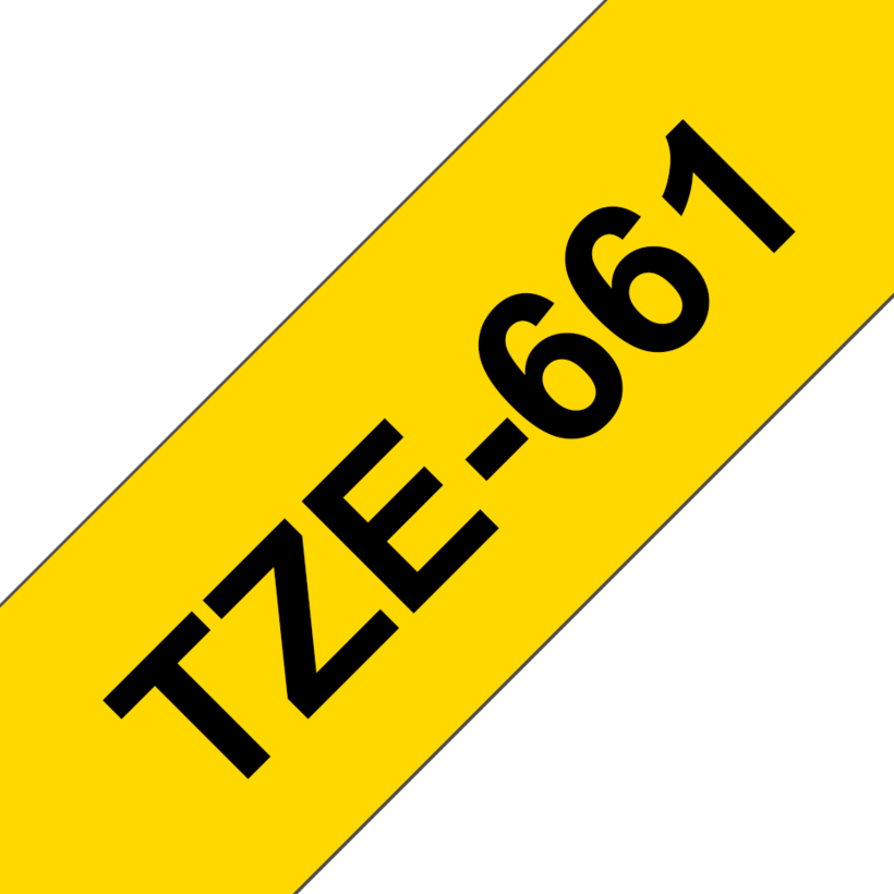 Ruban encr Brother TZe-661 36mmx8m jaune