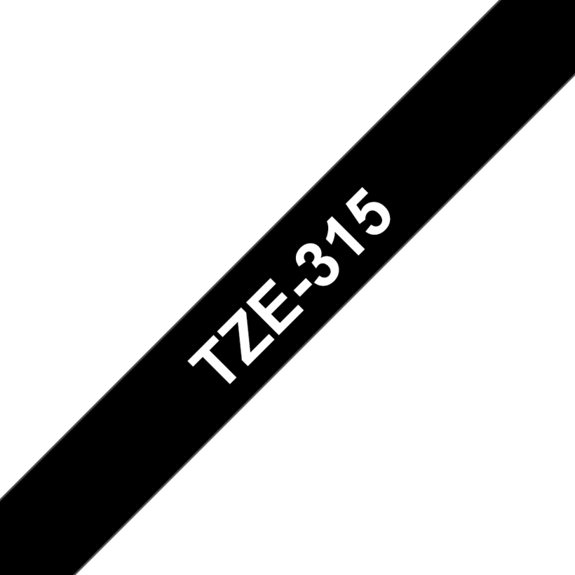 Nastro di scrittura TZe-315 6mmx8m nero