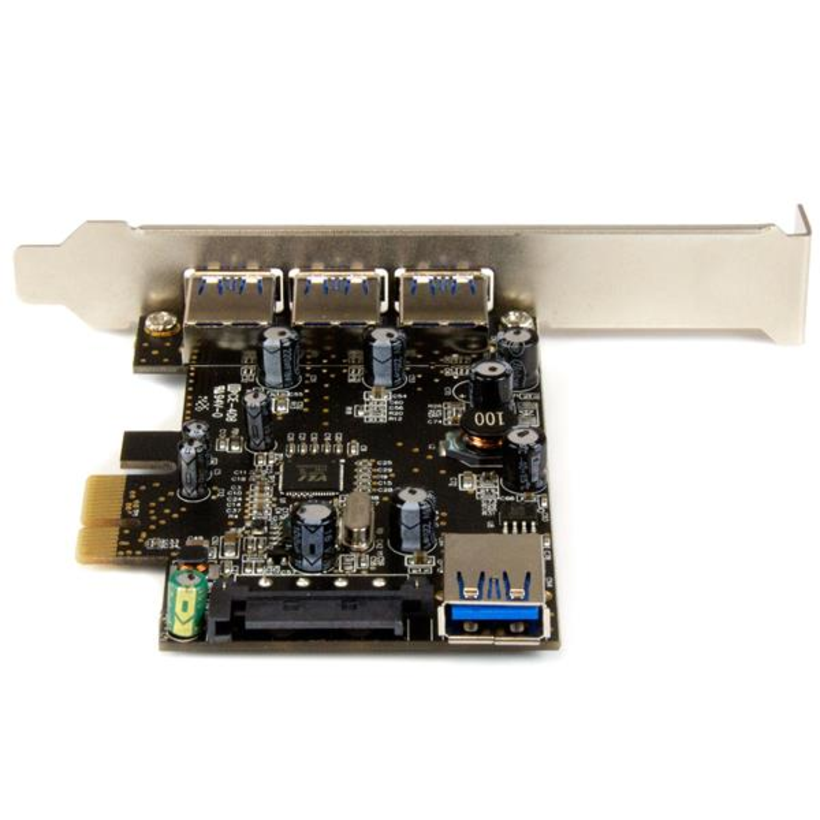 Tarjeta StarTech PCIe 4 puertos USB 3.0