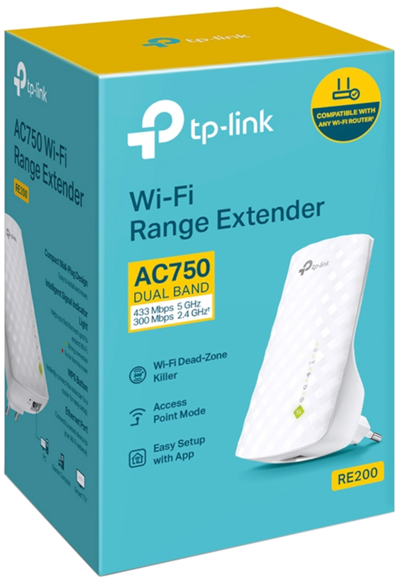 TP-LINK AC750 kétsávos Wi-Fi jelismétlő