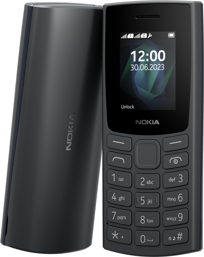 Nokia 105 2G 2023 Mobiltelefon charcoal