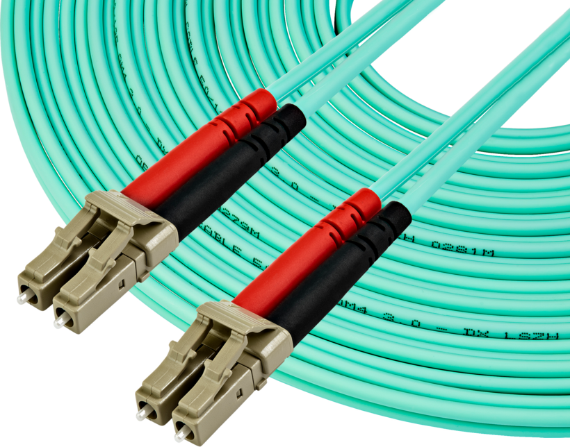 Câble patch FO duplex LC-LC 10m, 50/125µ