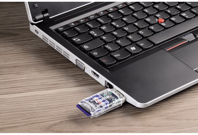 Hama USB 2.0 SD/microSD Kartenleser