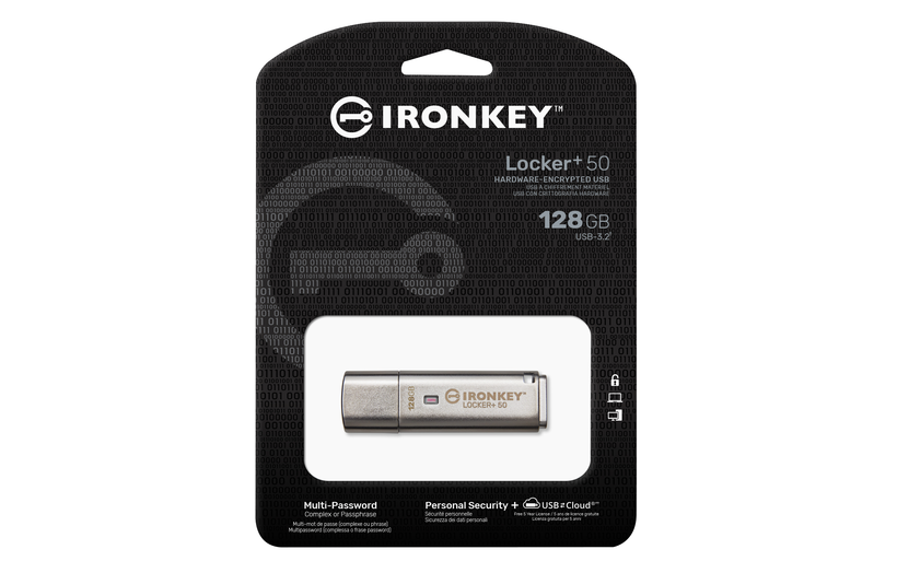Chiavetta USB 128 GB IronKey LOCKER+