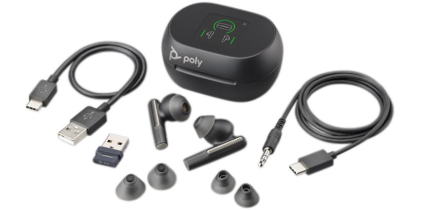 Auricolari USB-A Poly Voyager Free 60+ M
