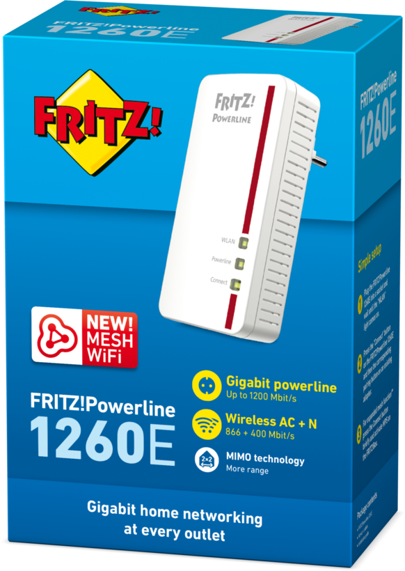 AVM FRITZ!Powerline 1260E Adapter