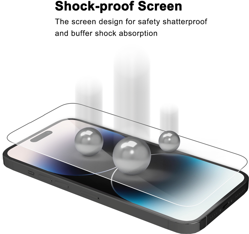 ARTICONA iPhone 14 Pro Screen Prot Clear