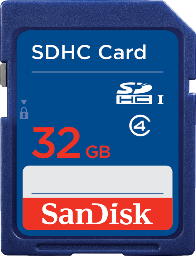 Scheda SDHC 32 GB classe 4 SanDisk