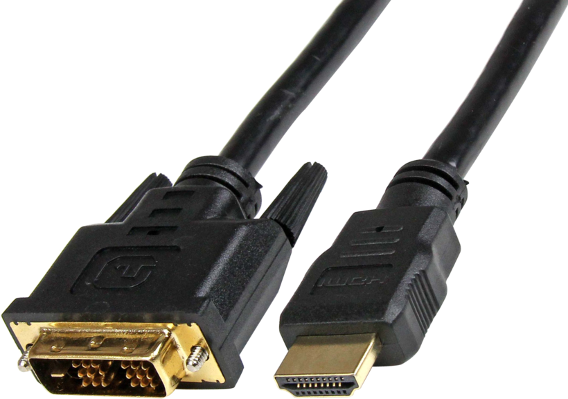 Cable HDMI A/m-DVI-D/m 2m Black