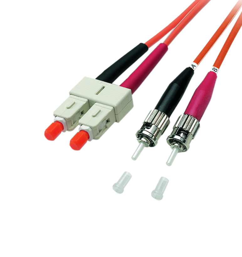 FO Duplex Patch Cable SC-ST 50/125µ 1m