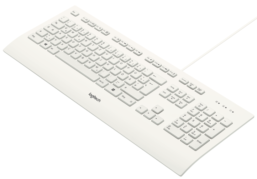Logitech K280e Tastatur weiß
