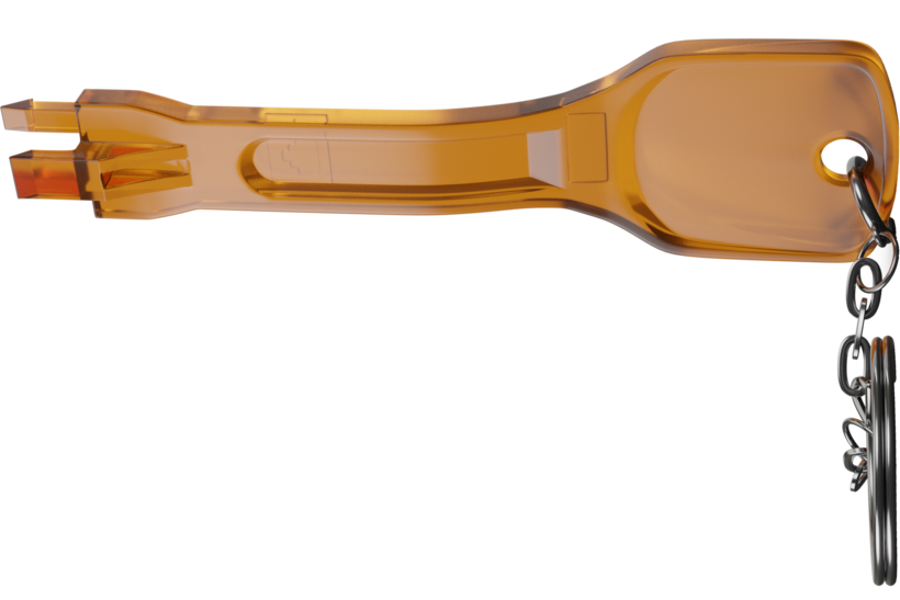 Schlüssel für RJ45 Port Schloss orange