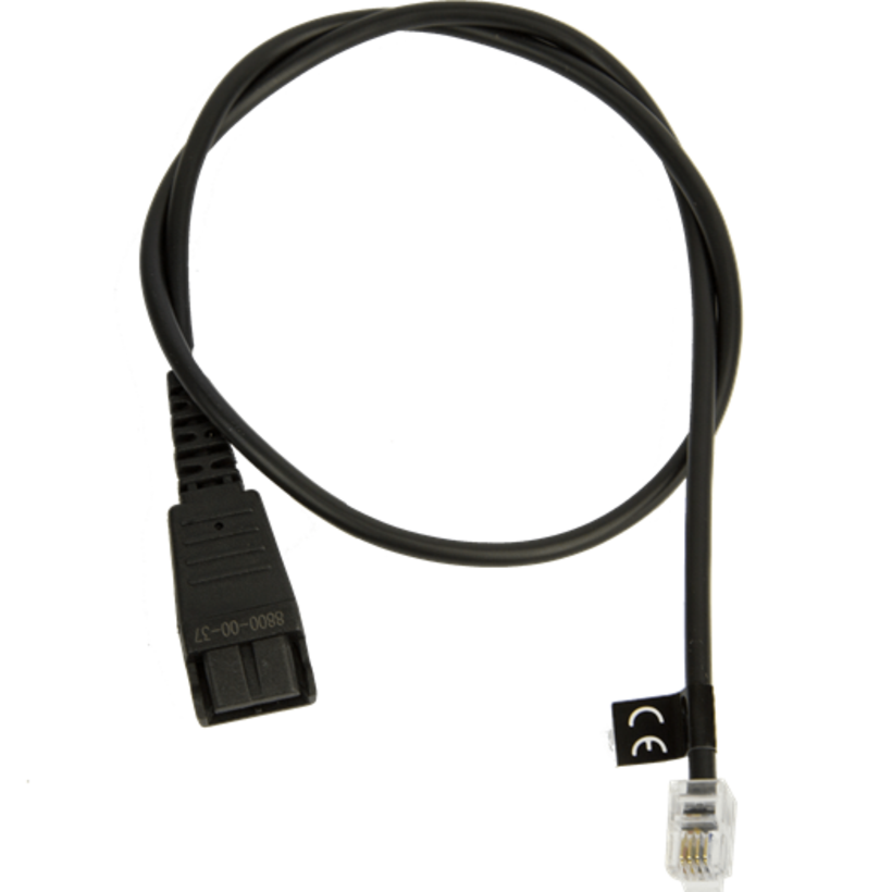 QD-RJ10 headset kábel, sima