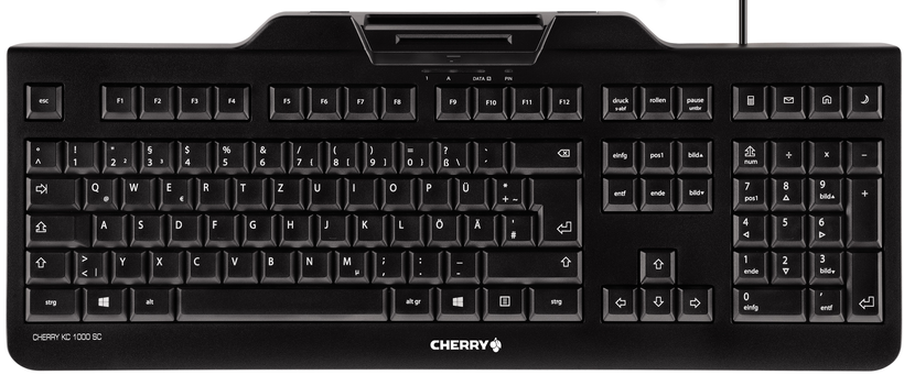 CHERRY KC 1000 SC Security Tastatur schw