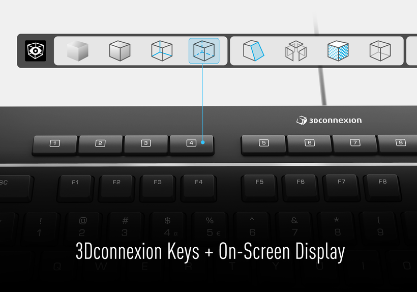 3Dconnexion Keyboard Pro with Numpad