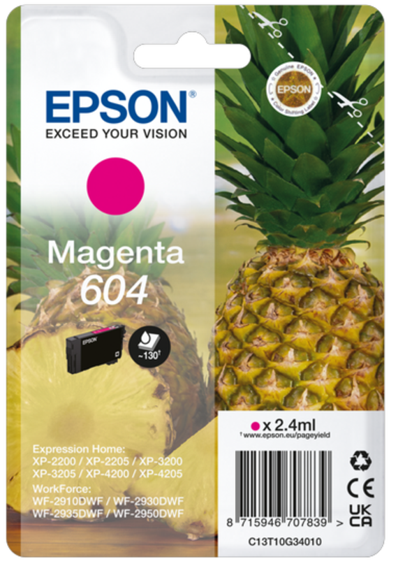 Epson Singlep. 604 Pineapple Ink Magenta