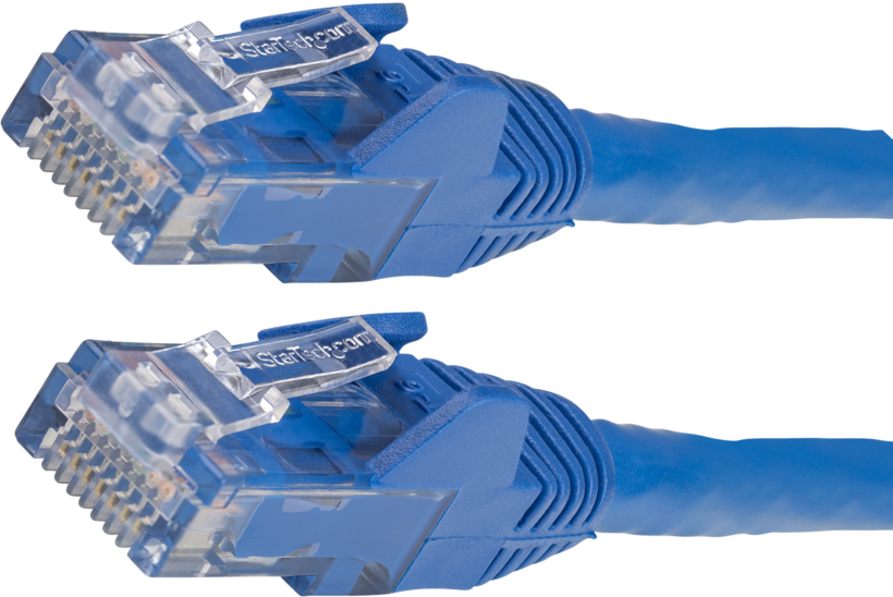 Patch kabel RJ45 U/UTP Cat6 10m modrý